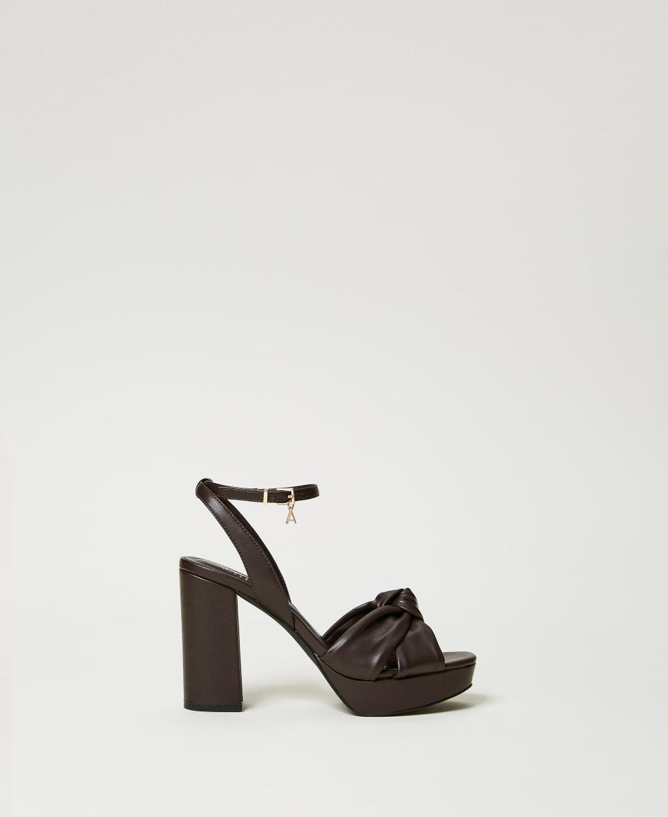 Twin Set Sandali platform con nodo Nuovo