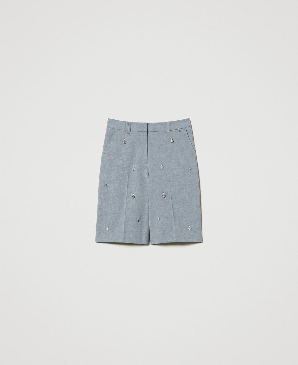 Twin Set Shorts con ricami a mano Consegna Veloce