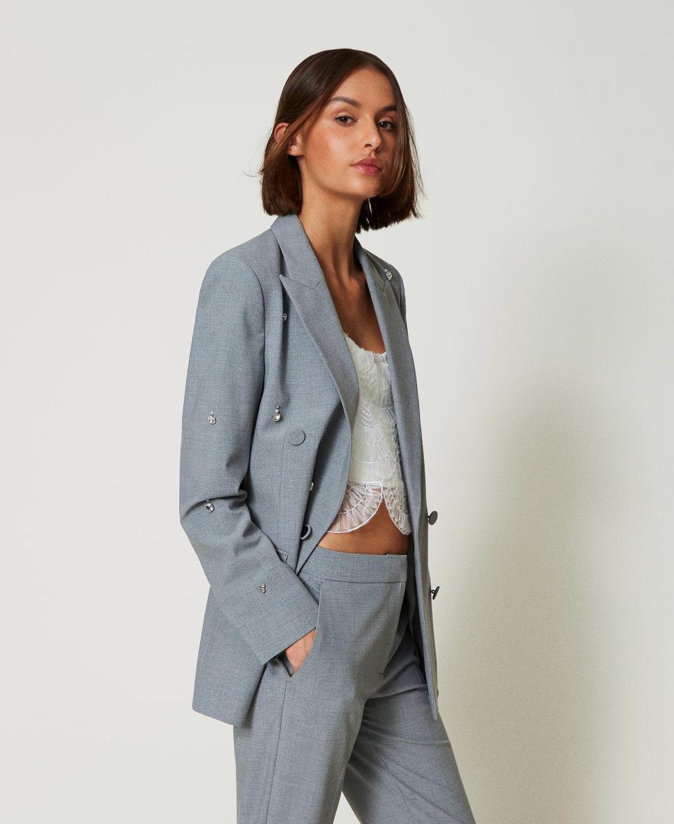 Twin Set Giacca blazer con ricami a mano Sottocosto