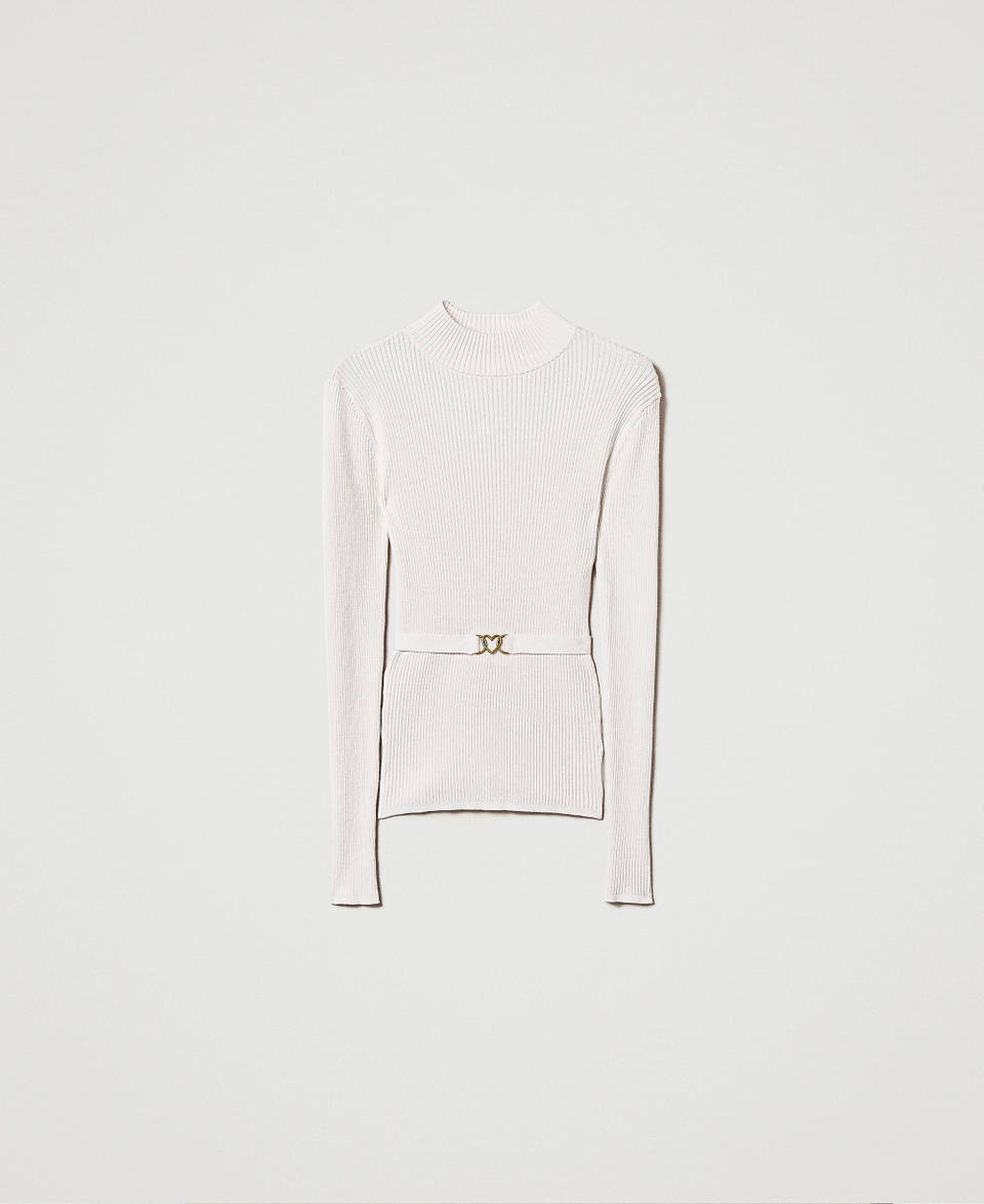 Twin Set Maglia lupetto con cintura Presa