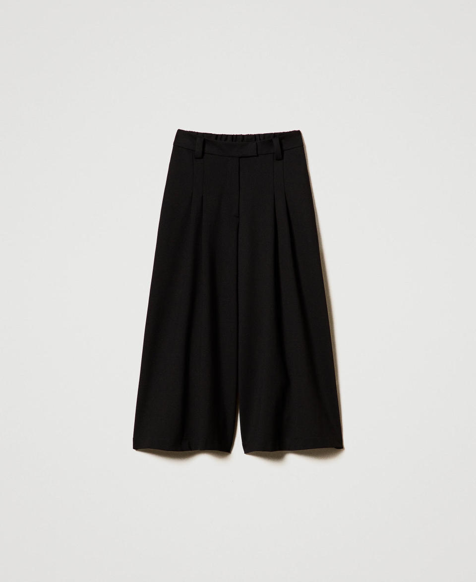 Twin Set Pantaloni cropped a vita alta Offerta