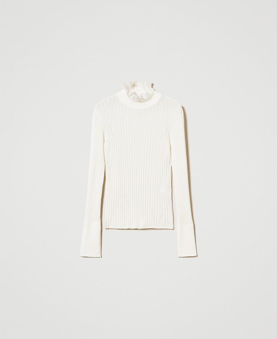 Twin Set Maglia lupetto con perline Vendite Flash
