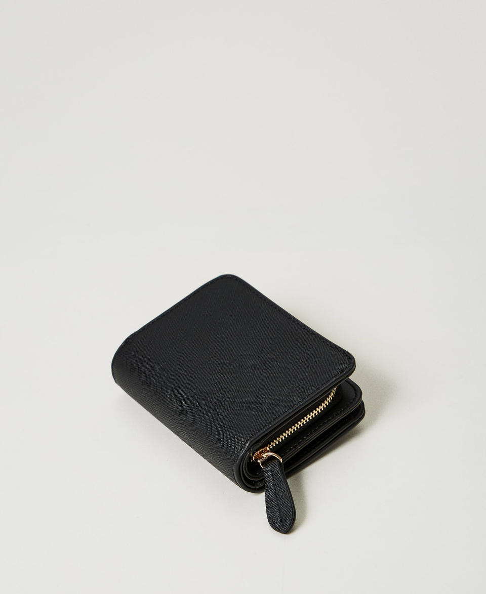 Twin Set Portafoglio con zip e bottone Oval T Spedizione Gratuita