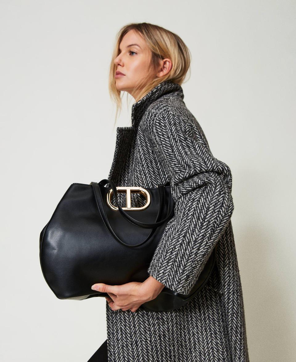 Twin Set Borsa shopper 'Lila' con manico Oval T Shopping Online