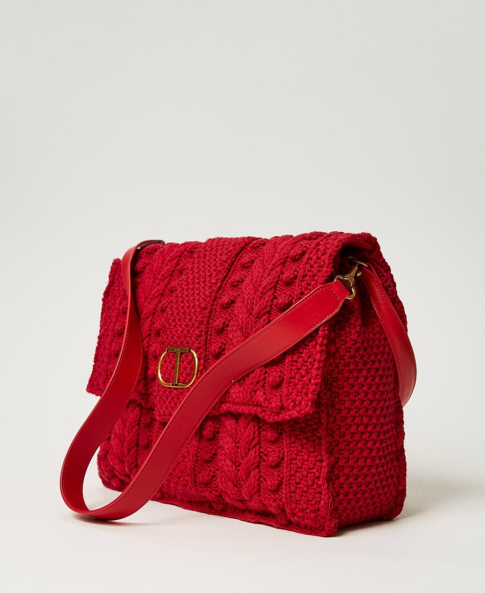 Twin Set Borsa a tracolla tricot 'Emma' Economico