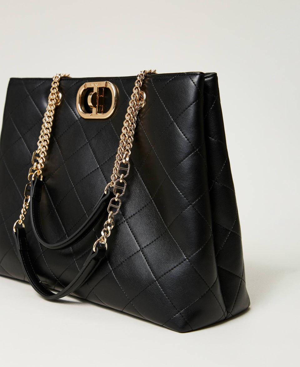 Twin Set Borsa shopper con chiusura Oval T Hotsell