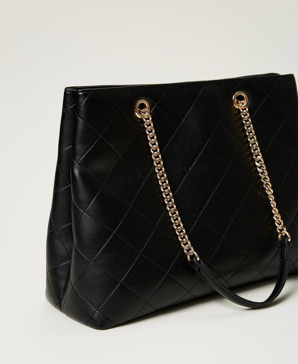 Twin Set Borsa shopper con chiusura Oval T Hotsell