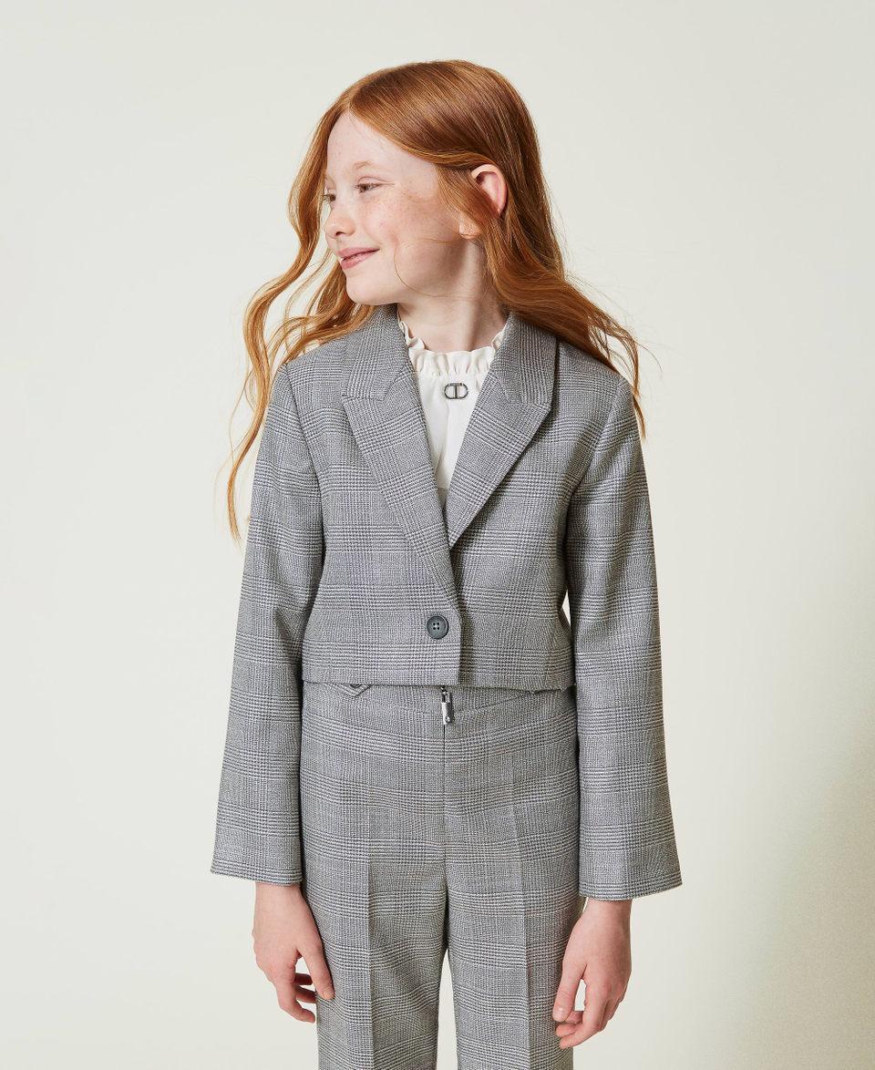 Twin Set Giacca spencer in principe di Galles Shopping Online