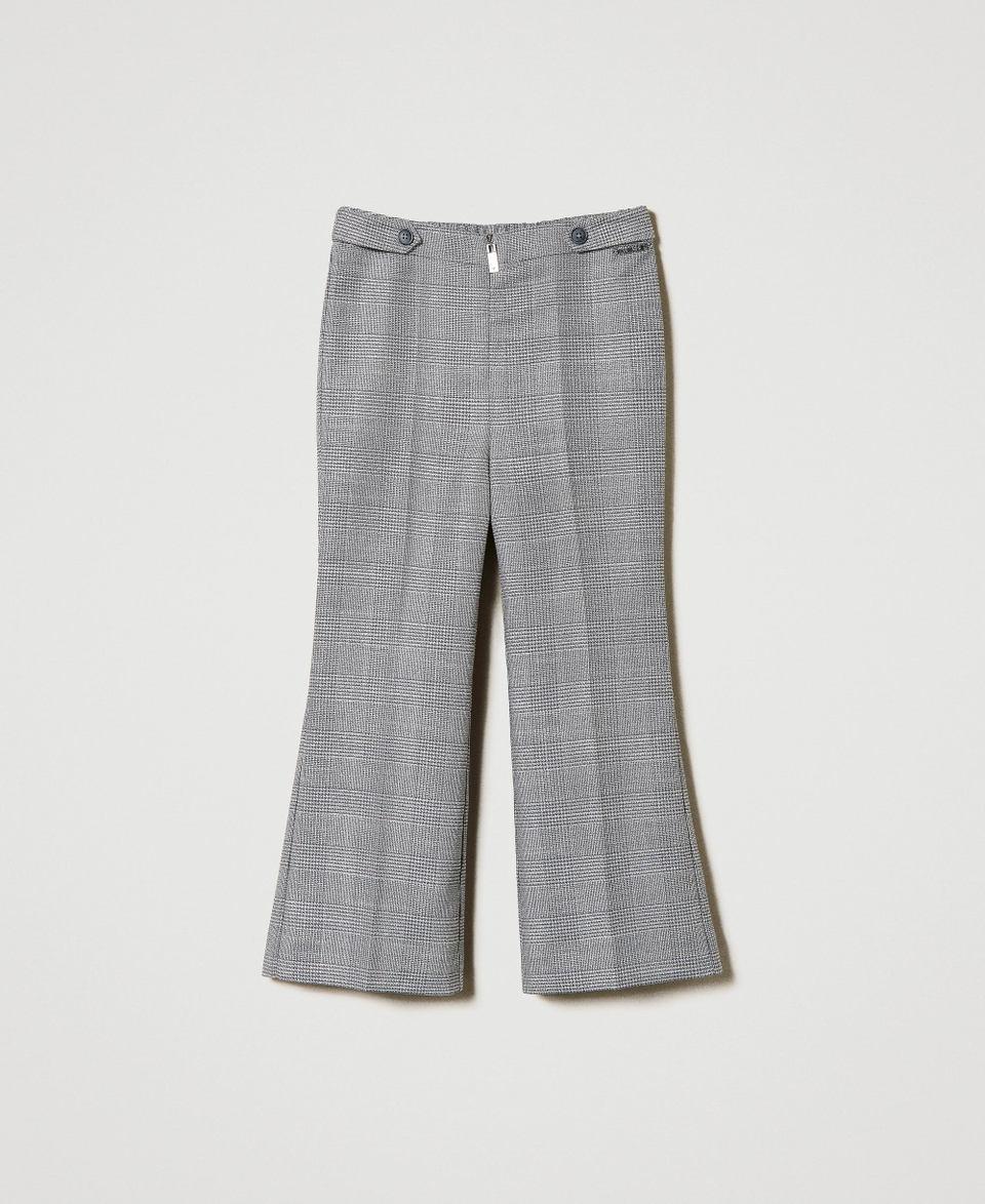 Twin Set Pantaloni flare in principe di Galles Affare Del Giorno
