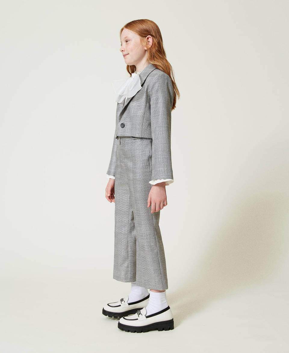 Twin Set Pantaloni flare in principe di Galles Affare Del Giorno