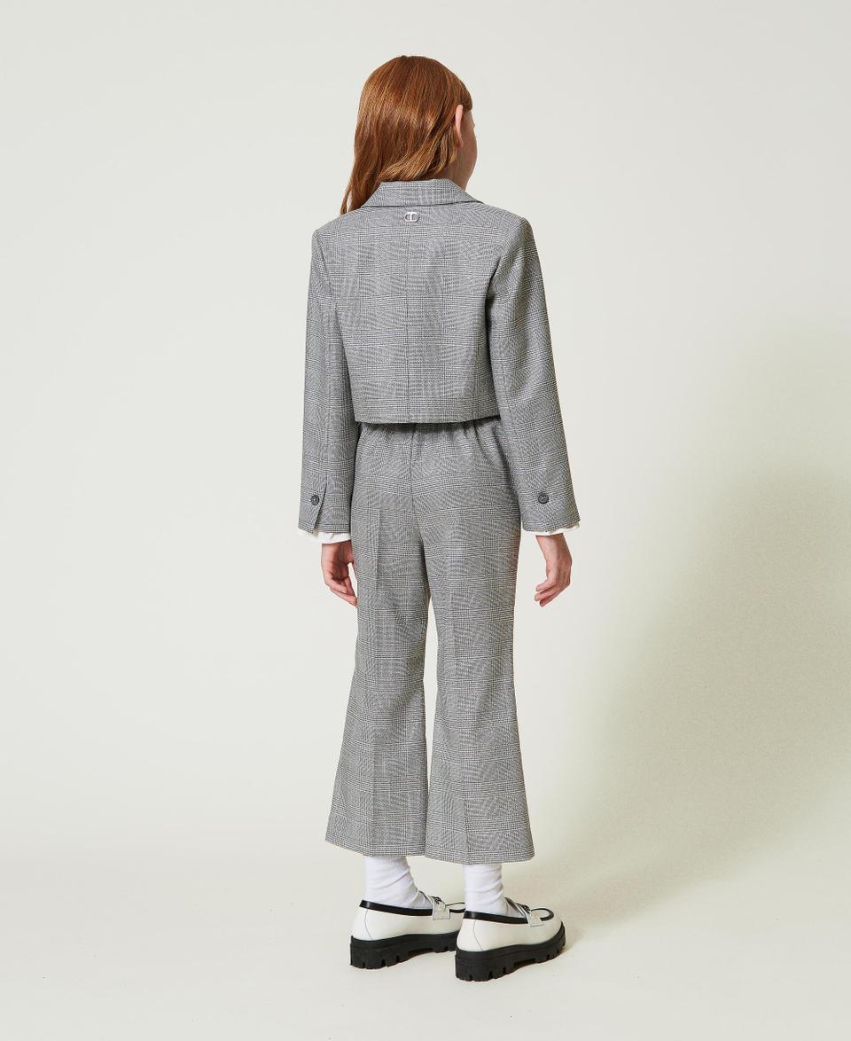 Twin Set Pantaloni flare in principe di Galles Affare Del Giorno