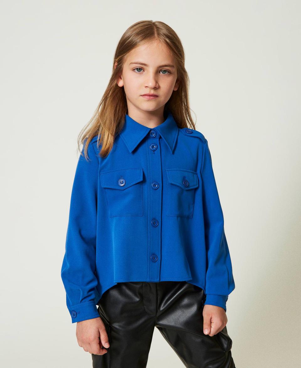 Twin Set Giacca overshirt in flanella Hotsell