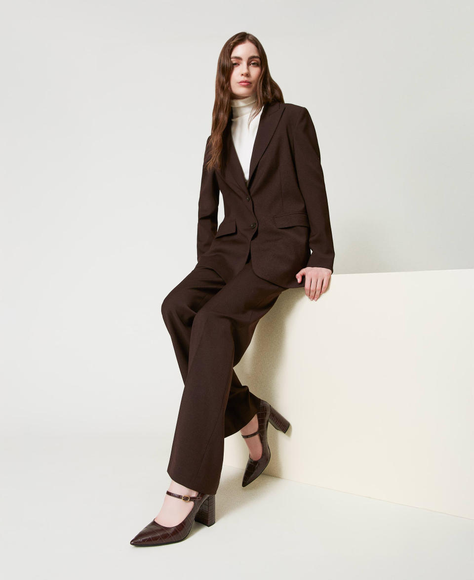 Twin Set Décolleté con stampa cocco Vendita Economica