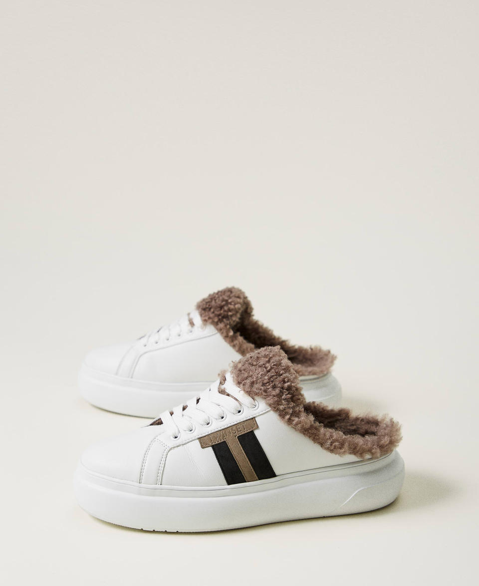 Twin Set Sneakers slide con faux fur I Più Venduti