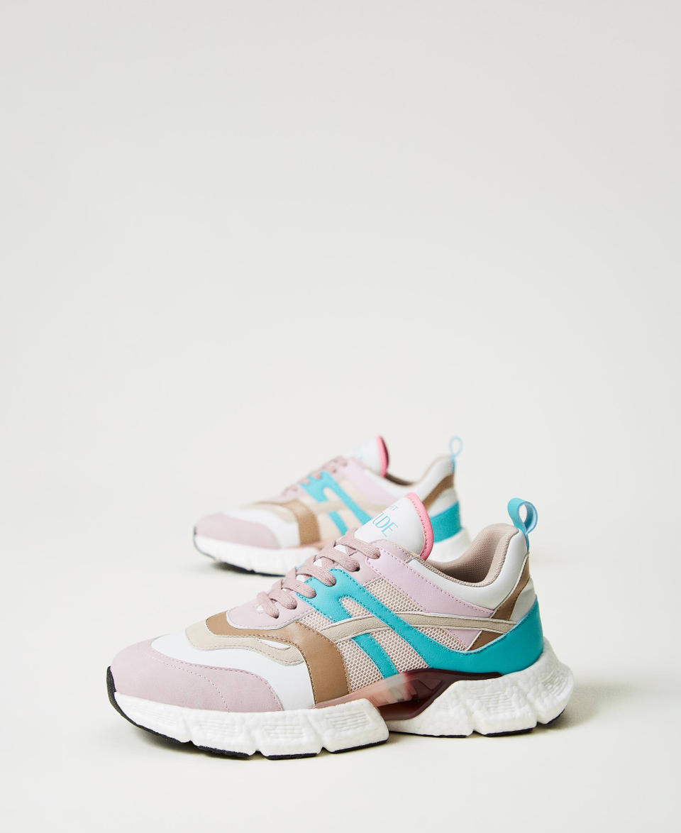 Twin Set Sneakers running color block Vendite Flash