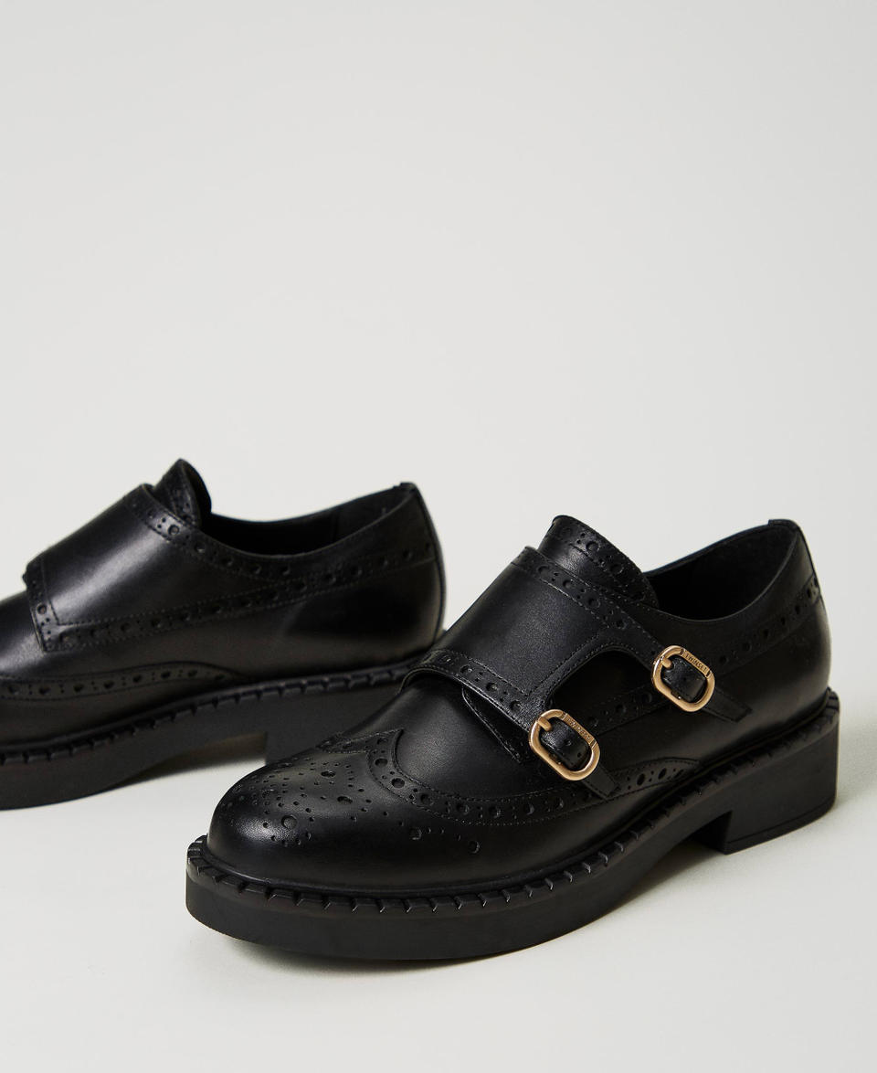 Twin Set Scarpe in pelle con cinturini Negozio