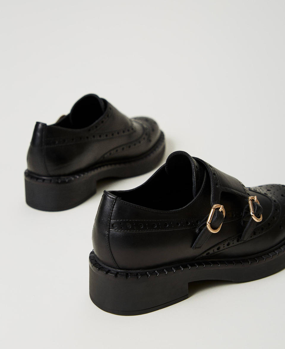 Twin Set Scarpe in pelle con cinturini Negozio