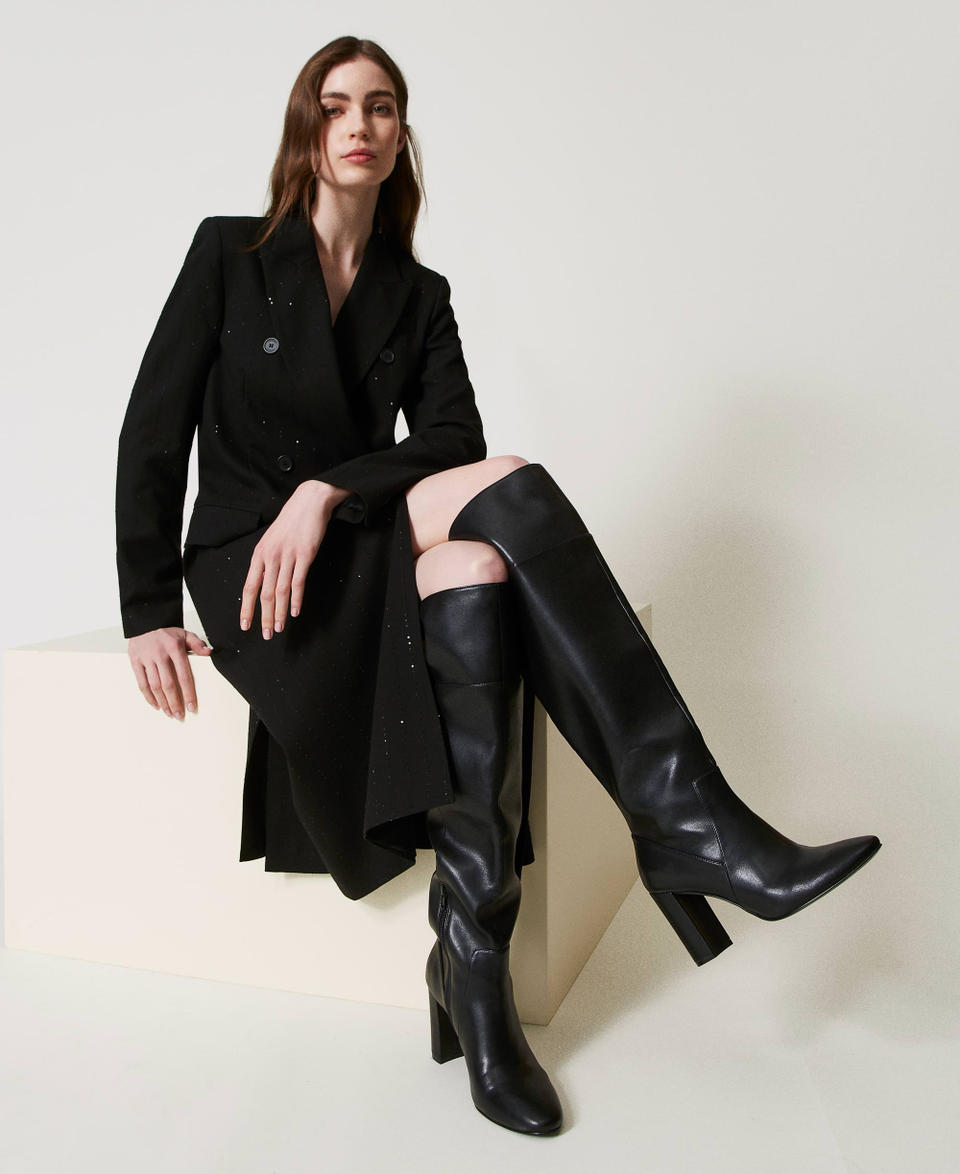Twin Set Stivali alti over knee In Saldo