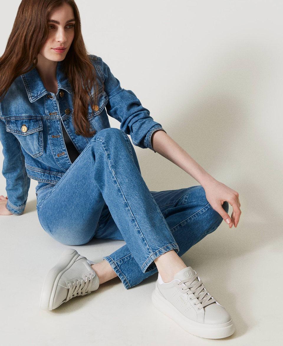 Twin Set Sneakers traforate con logo Vendita