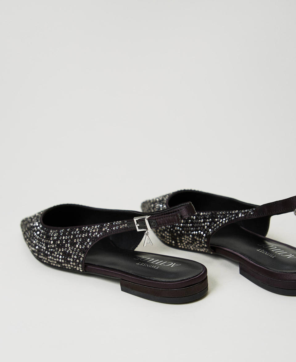 Twin Set Ballerine sling back con strass Pezzi Unici