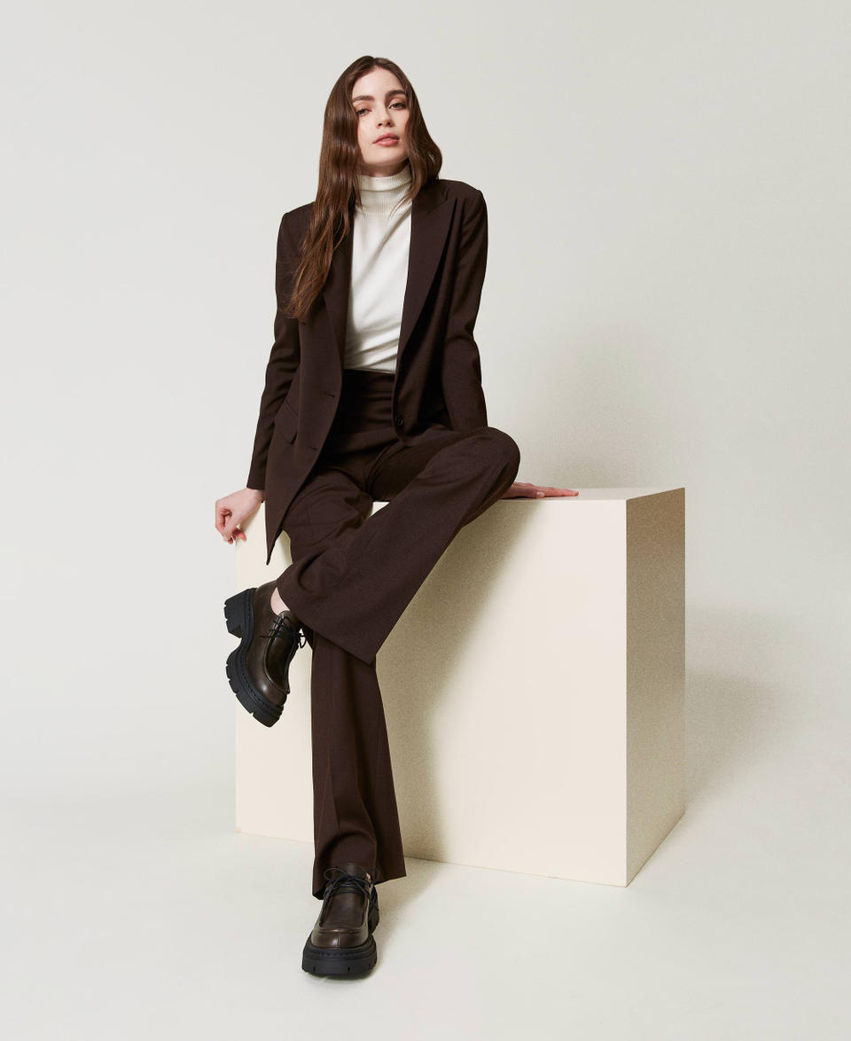 Twin Set Scarpe stringate con Oval T Outlet