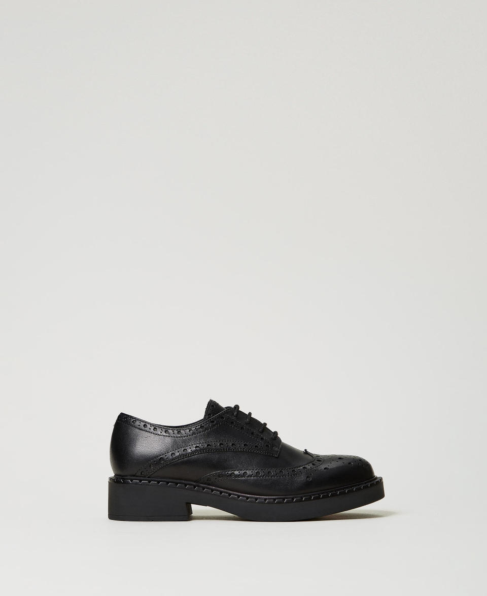 Twin Set Scarpe stringate in pelle Offerte