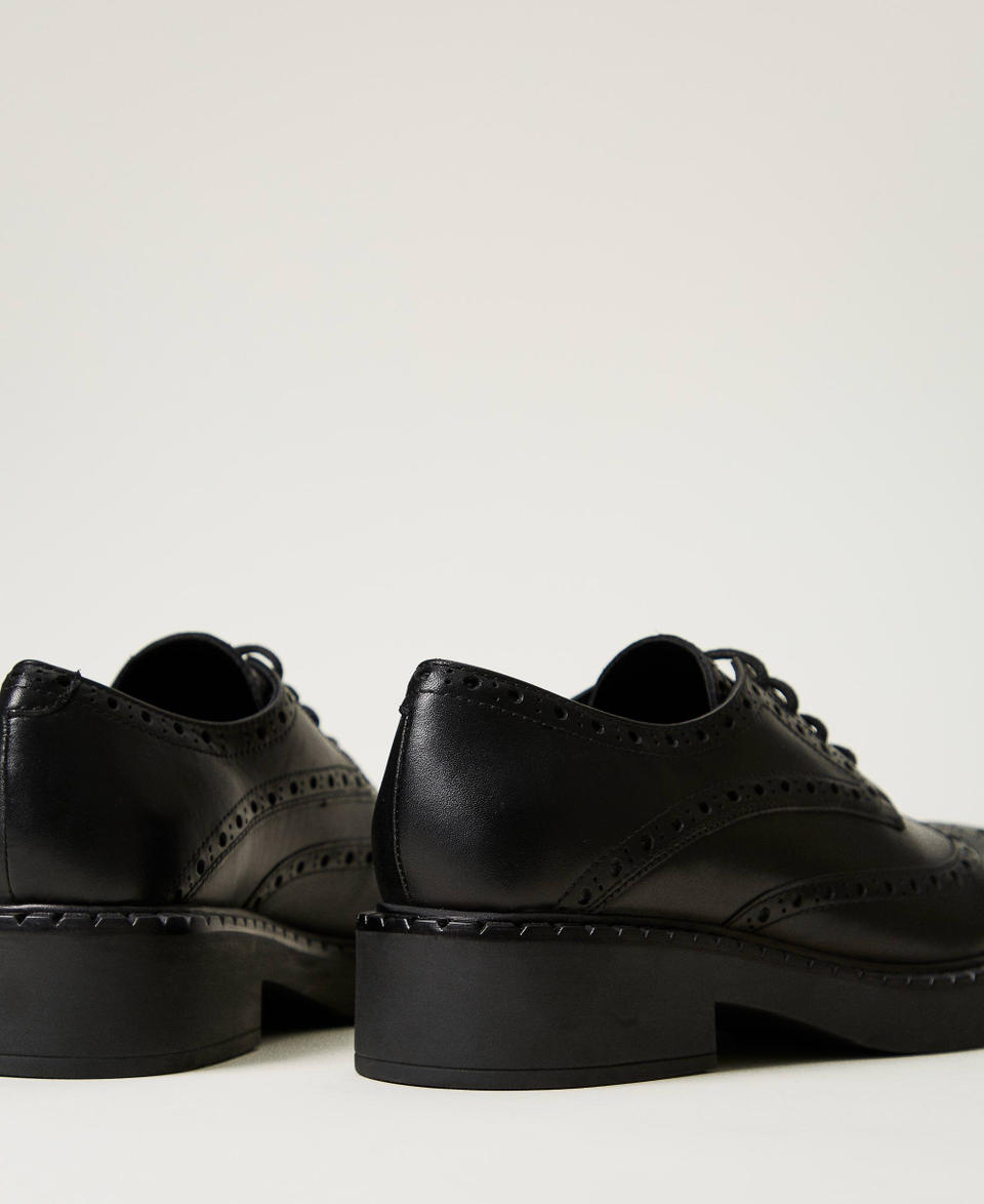 Twin Set Scarpe stringate in pelle Offerte