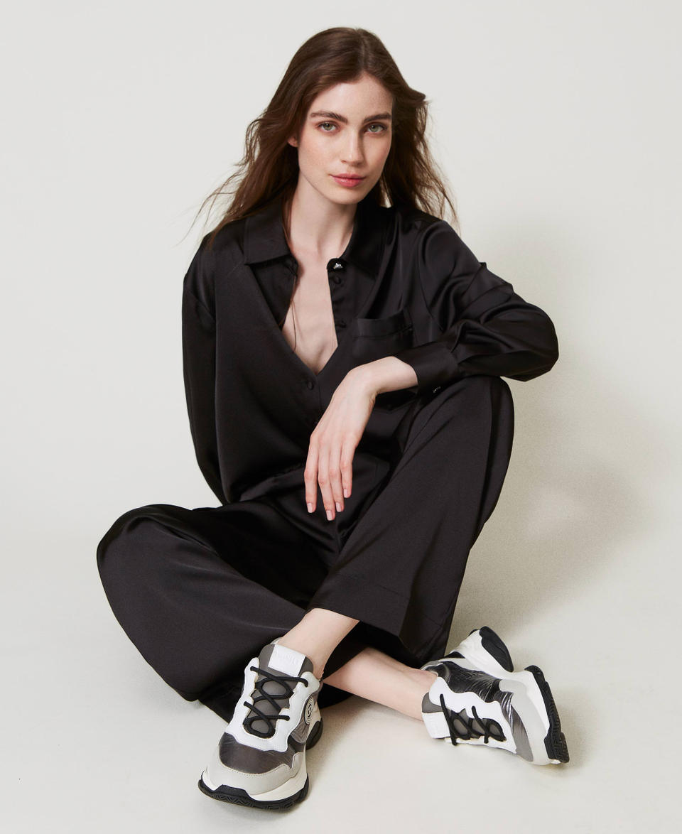 Twin Set Sneakers running color block Vendite Flash