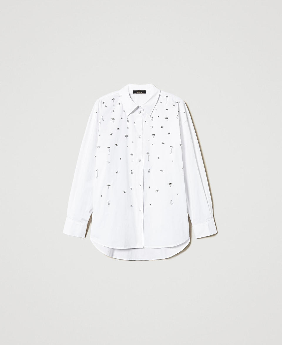 Twin Set Camicia con ricami a mano 2025