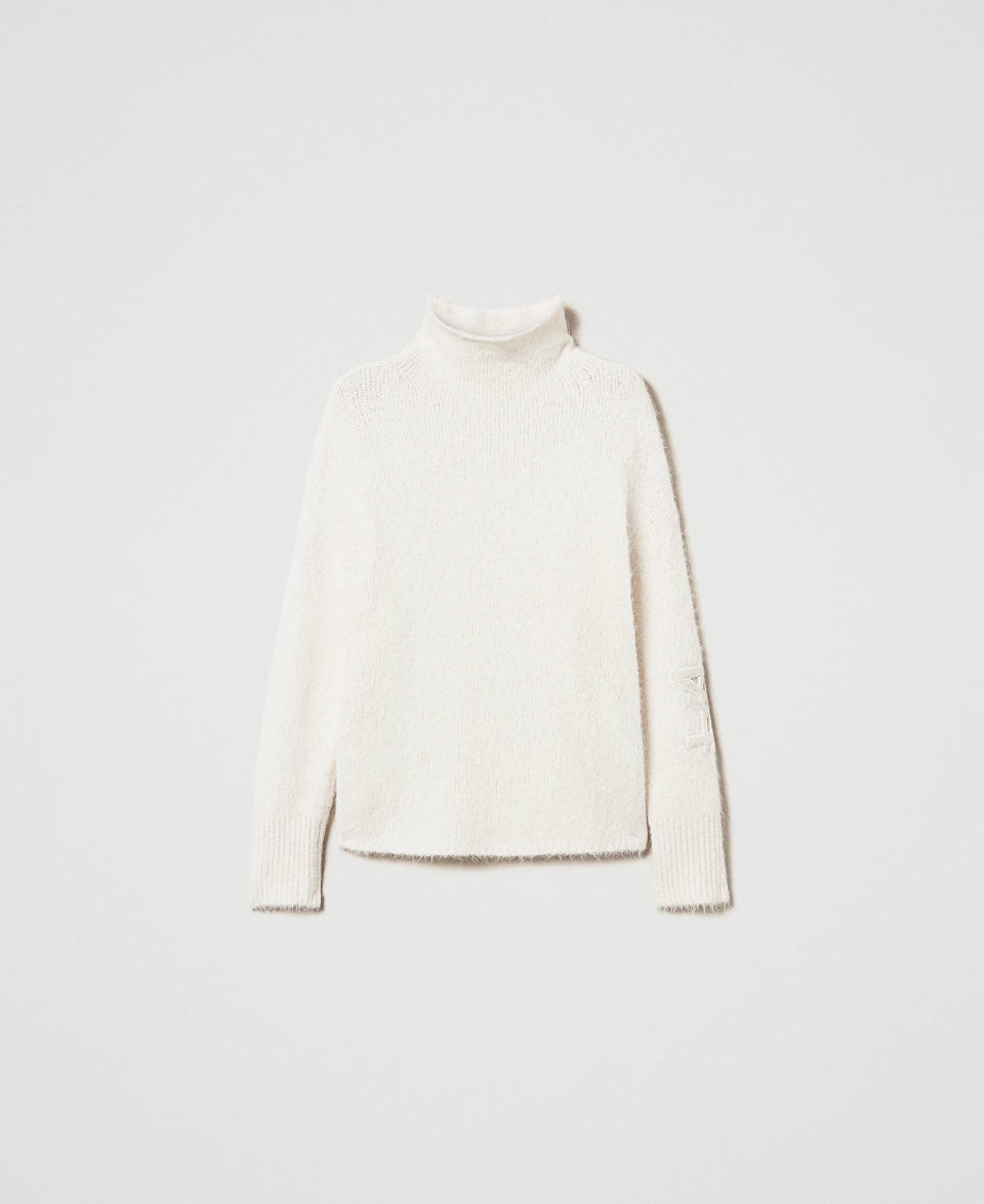 Twin Set Maglia MYFO in misto alpaca Offerta speciale