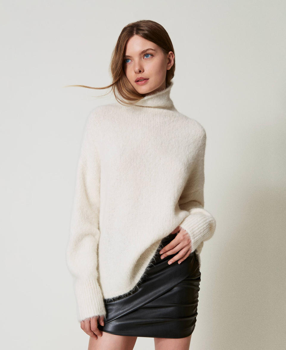 Twin Set Maglia MYFO in misto alpaca Offerta speciale