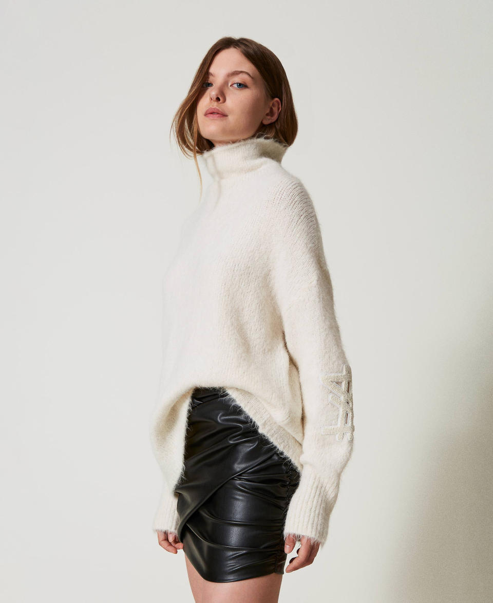 Twin Set Maglia MYFO in misto alpaca Offerta speciale