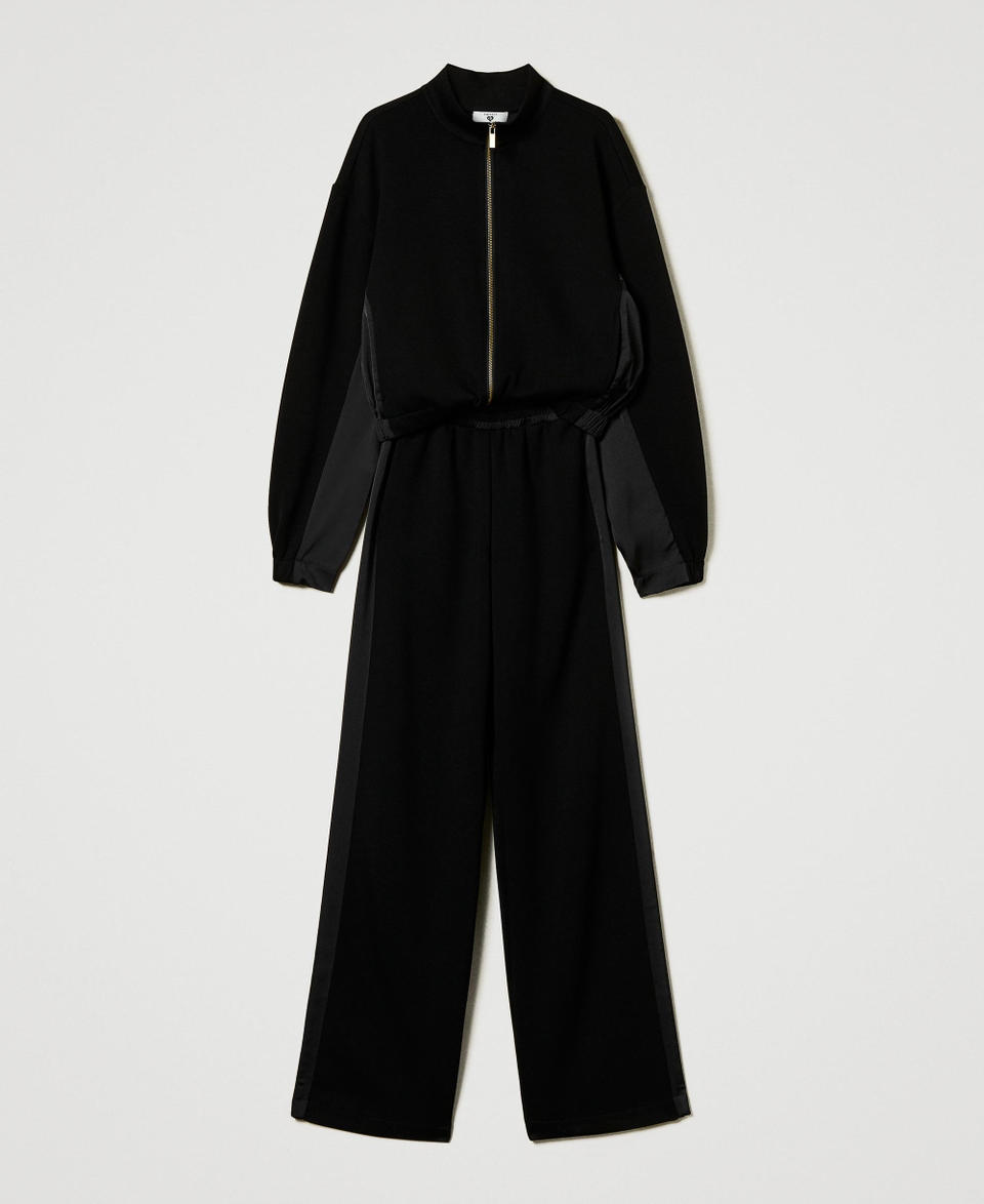 Twin Set Felpa con zip e pantaloni a palazzo Fornitura limitata