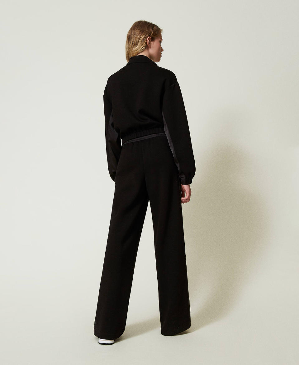 Twin Set Felpa con zip e pantaloni a palazzo Fornitura limitata