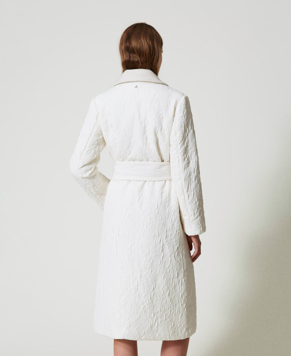 Twin Set Cappotto doppiopetto goffrato Offerta natalizia