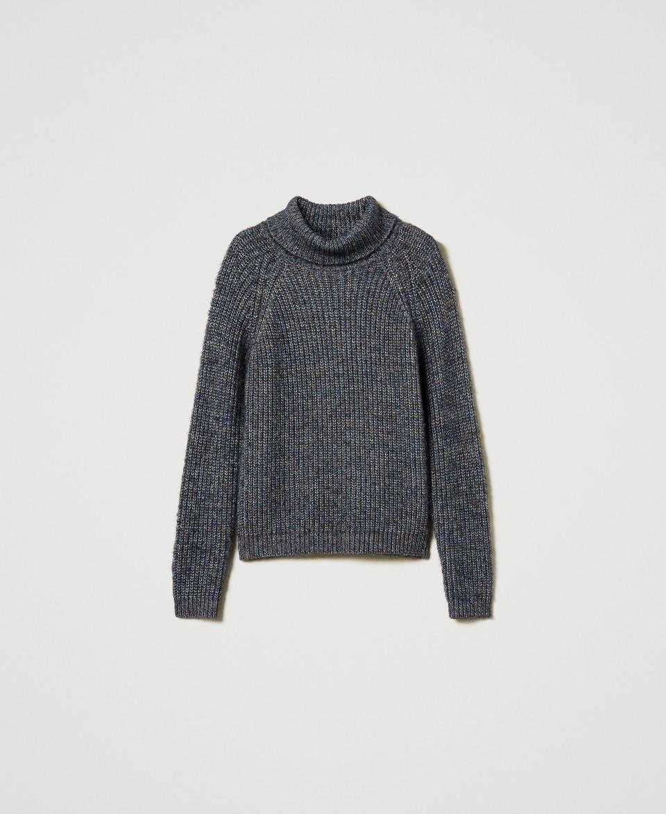 Twin Set Maglia in filato multicolor con lurex Offerta Giorno del Papà