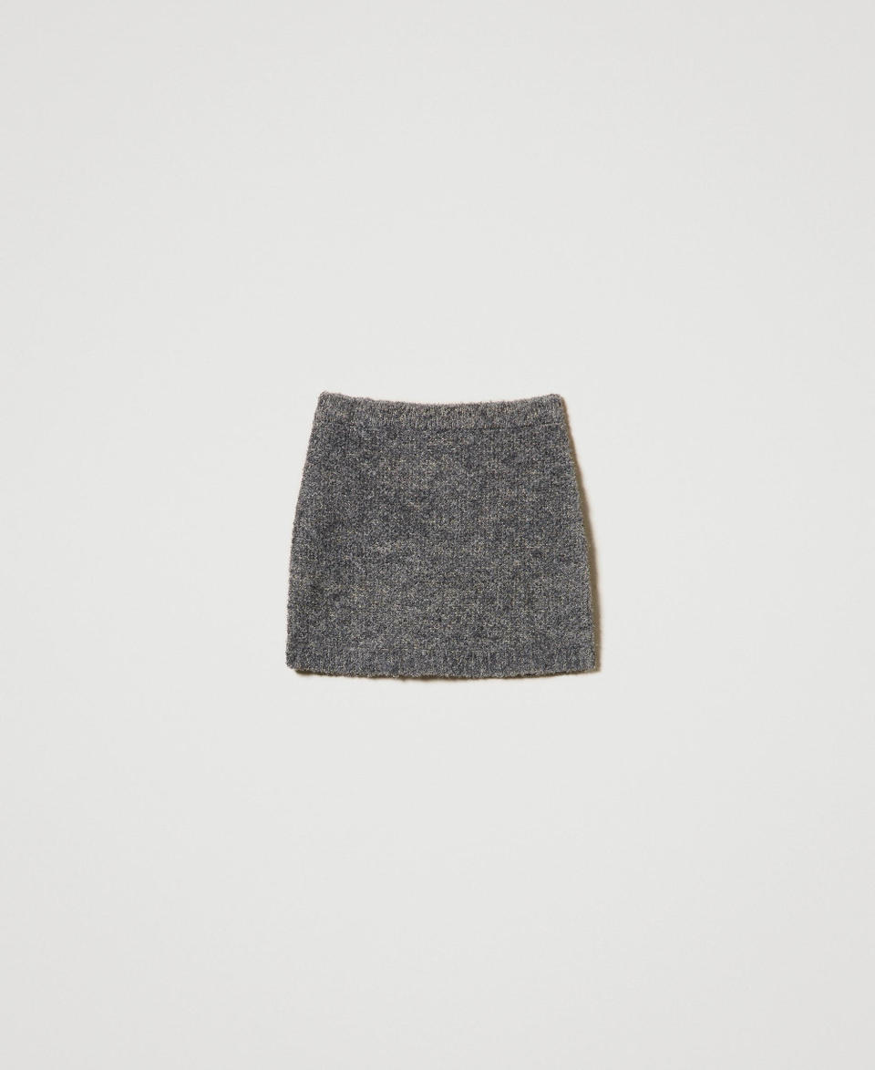 Twin Set Minigonna in maglia bouclé riciclata Offerta migliore