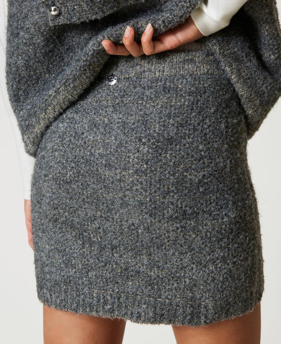 Twin Set Minigonna in maglia bouclé riciclata Offerta migliore