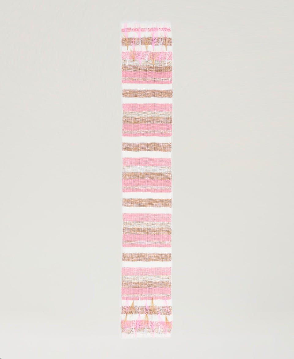Twin Set Sciarpa jacquard con piume Offerte esclusive