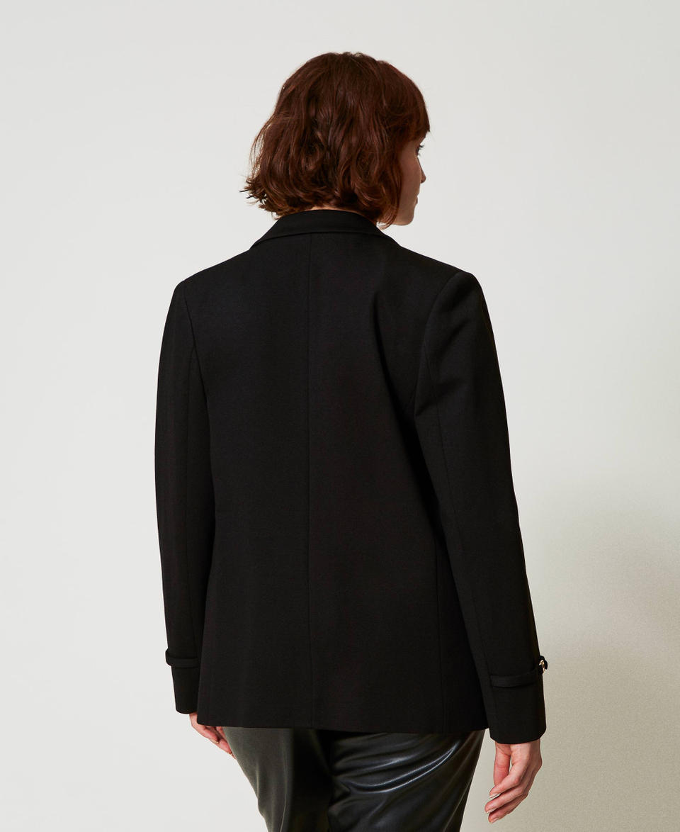 Twin Set Giacca blazer con cinturino Oval T Liquidazione