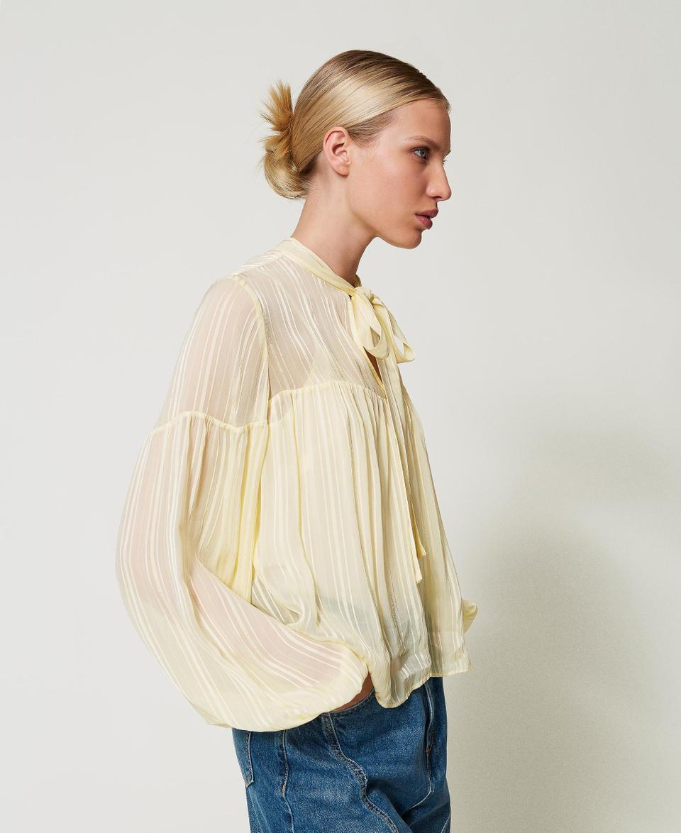 Twin Set Blusa jacquard a righe Ritorno libero