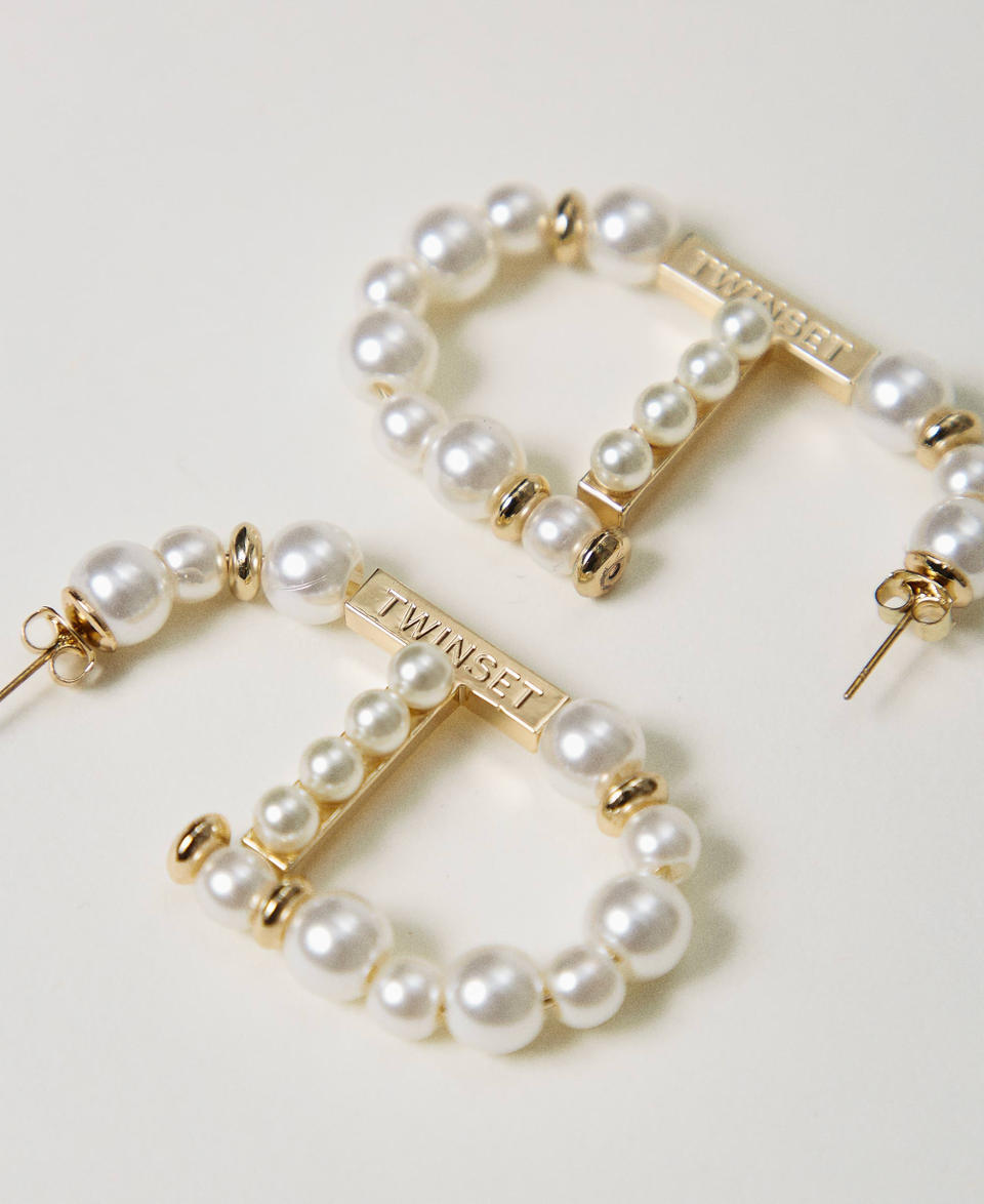 Twin Set Orecchini Oval T con perle Latest stili