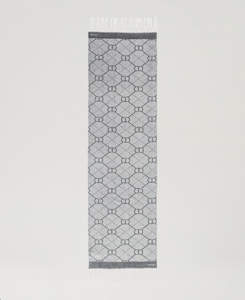Twin Set Stola jacquard con Oval T Enormi sconti