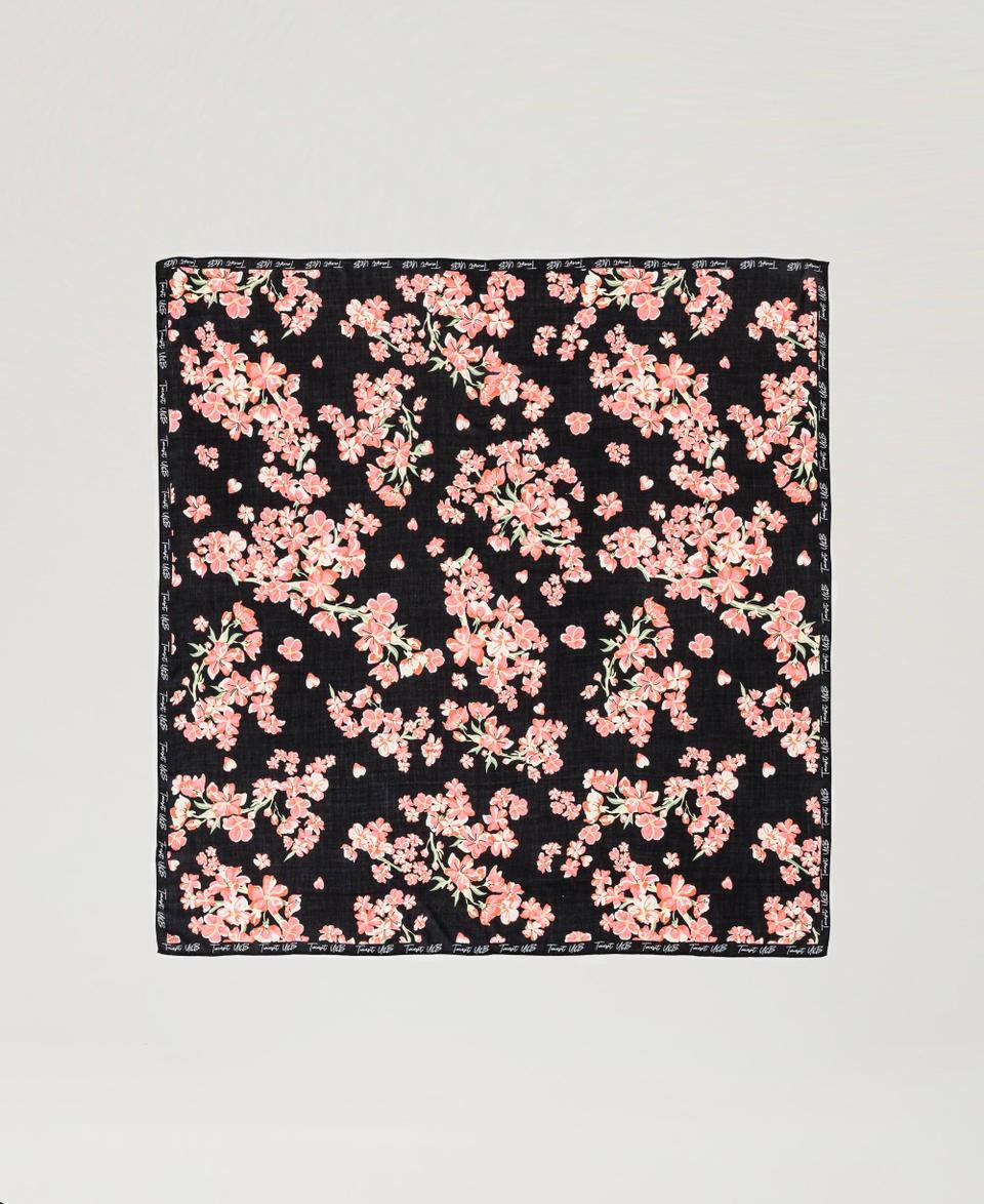Twin Set Kefiah con stampa a fiori 50% di sconto con spedizione gratuita
