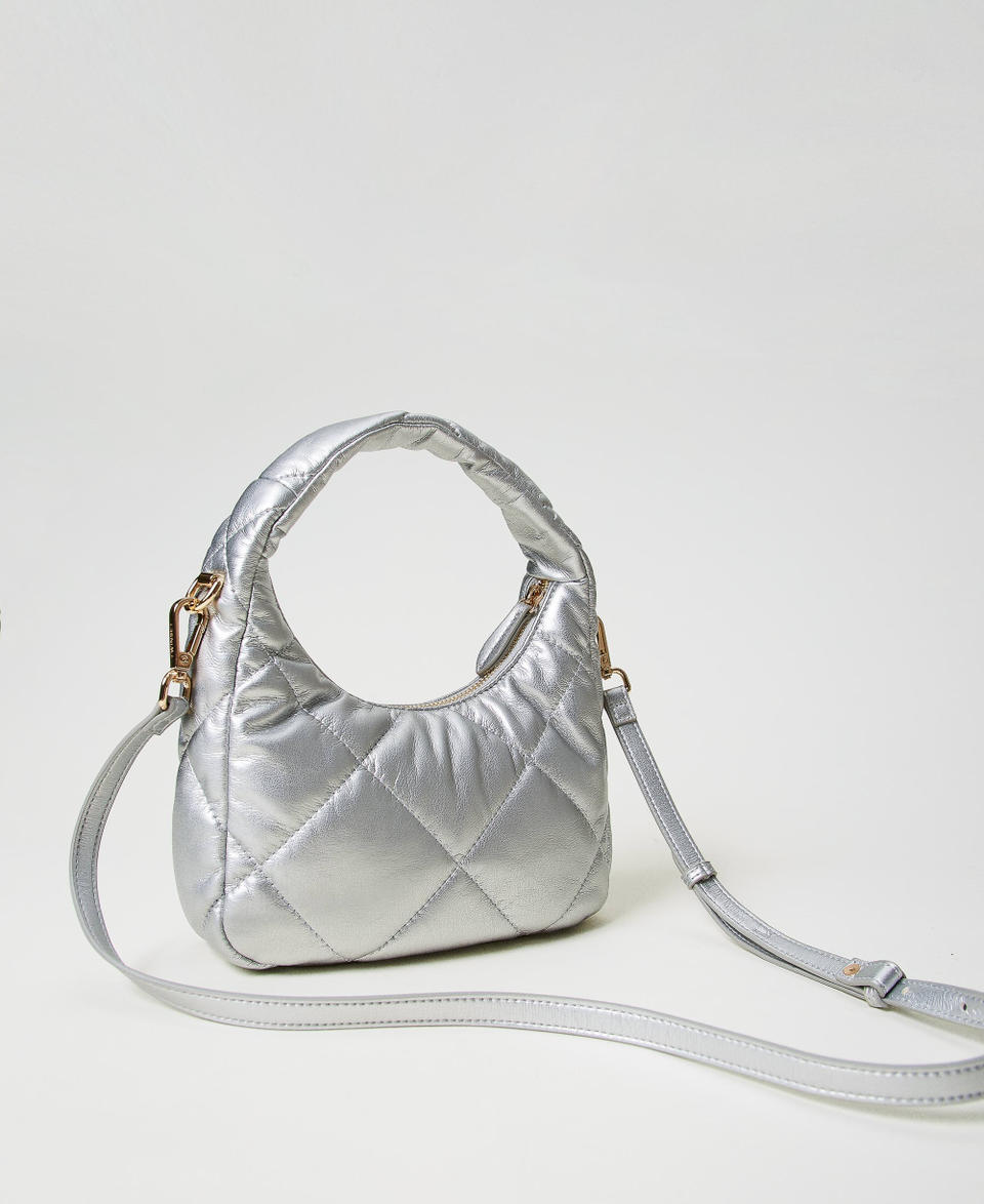Twin Set Borsa hobo piccola quilted imbottita Qualità Garantita