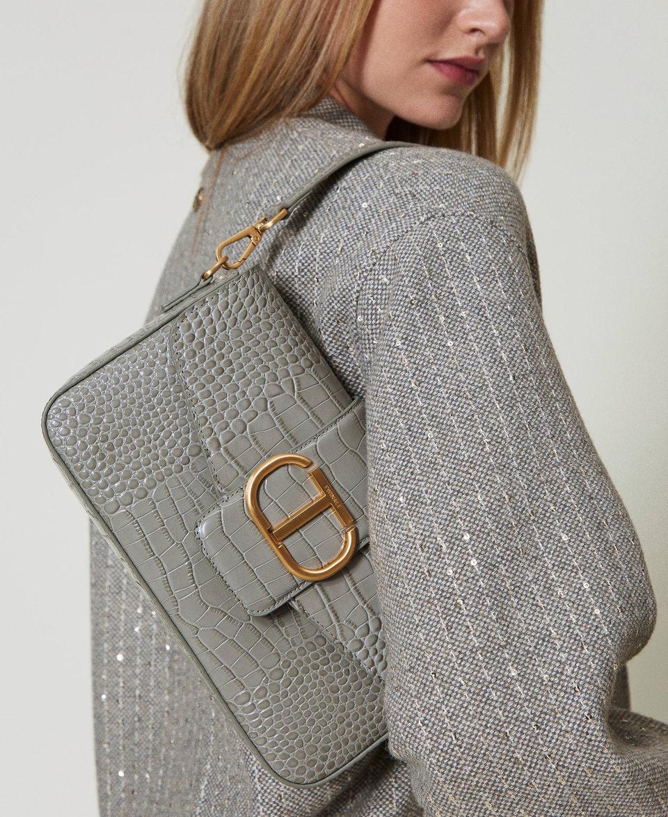 Twin Set Borsa a tracolla 'Amie' media a stampa cocco Acquista Ora