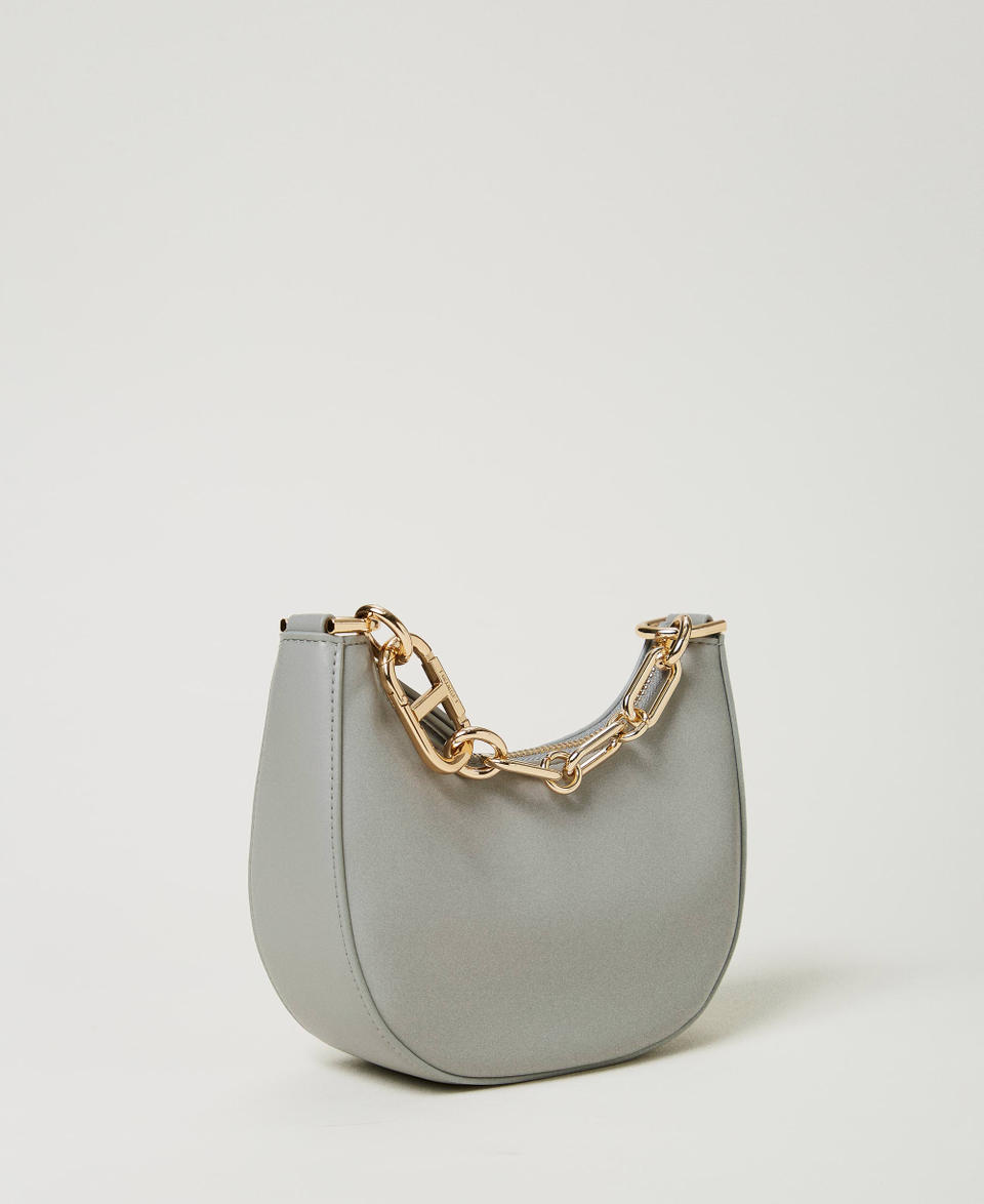 Twin Set Borsa ‘Mini Croissant’ con chiusura Oval T Consegna Veloce