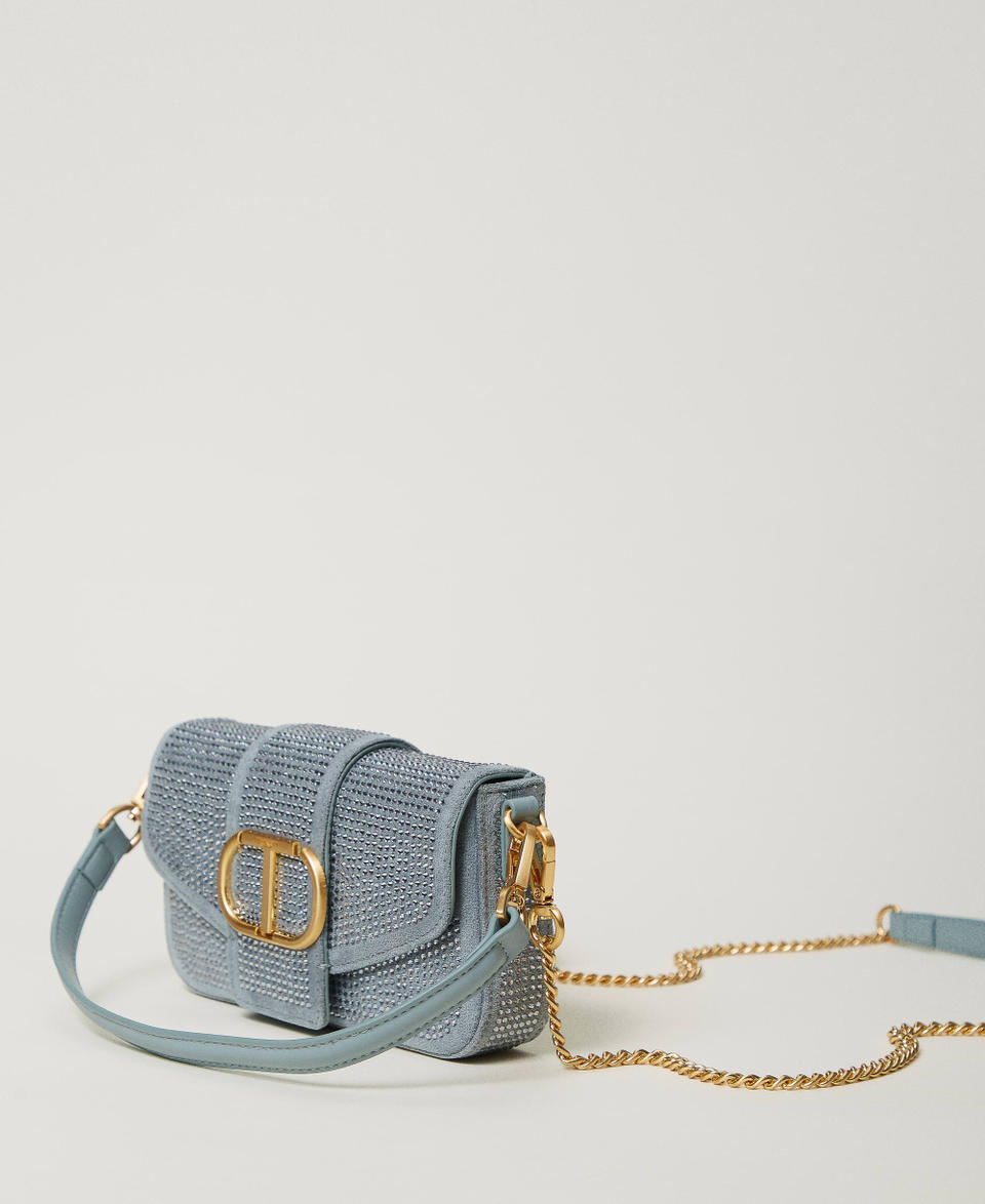 Twin Set Borsa a tracolla 'Amie' piccola con strass Presa