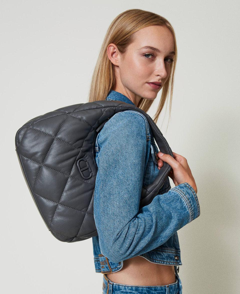 Twin Set Borsa hobo media quilted imbottita Online