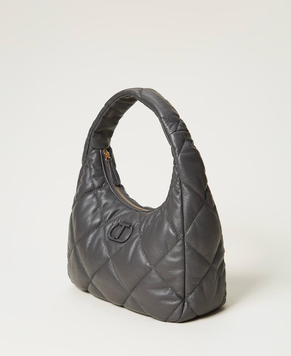 Twin Set Borsa hobo media quilted imbottita Online
